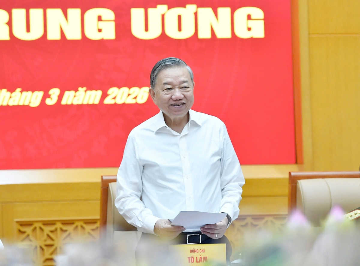 Le Secrétaire général du Parti communiste vietnamien, Tô Lâm. Photo: VOV