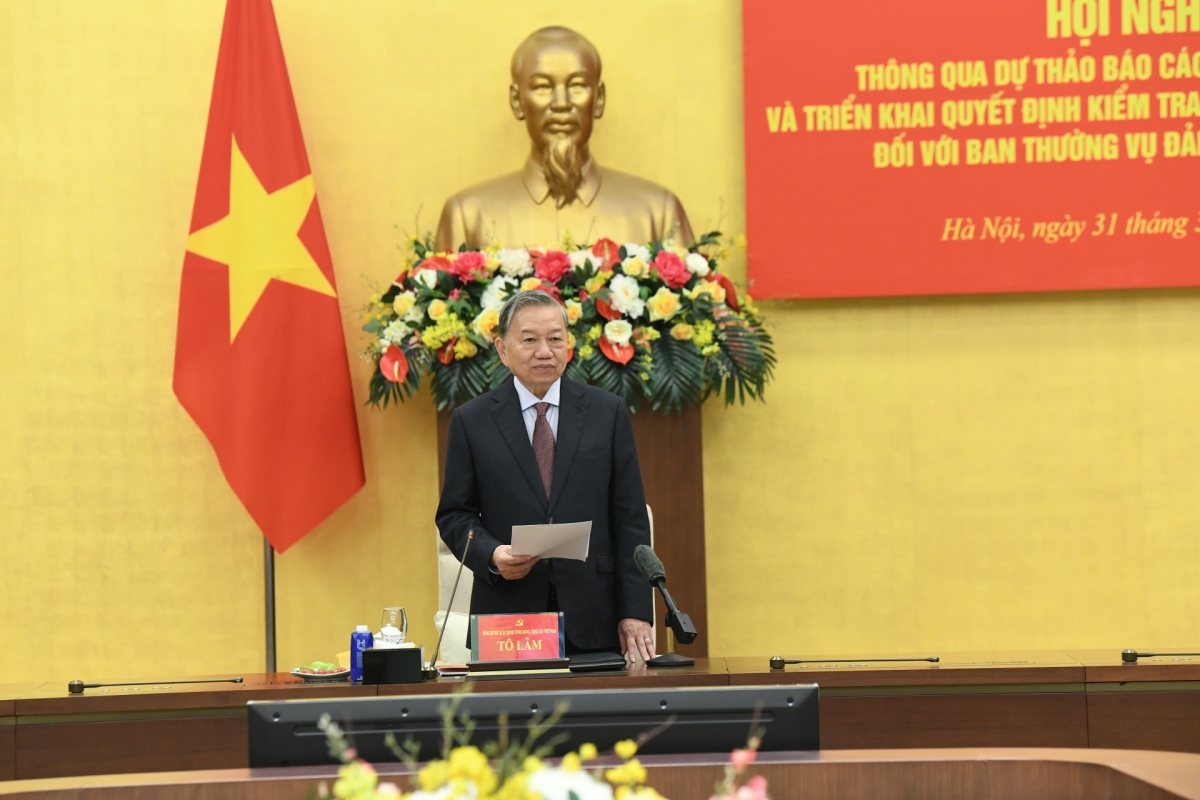 Le secrétaire général du Parti communiste vietnamien, Tô Lâm. Photo: Van Hieu/VOV1